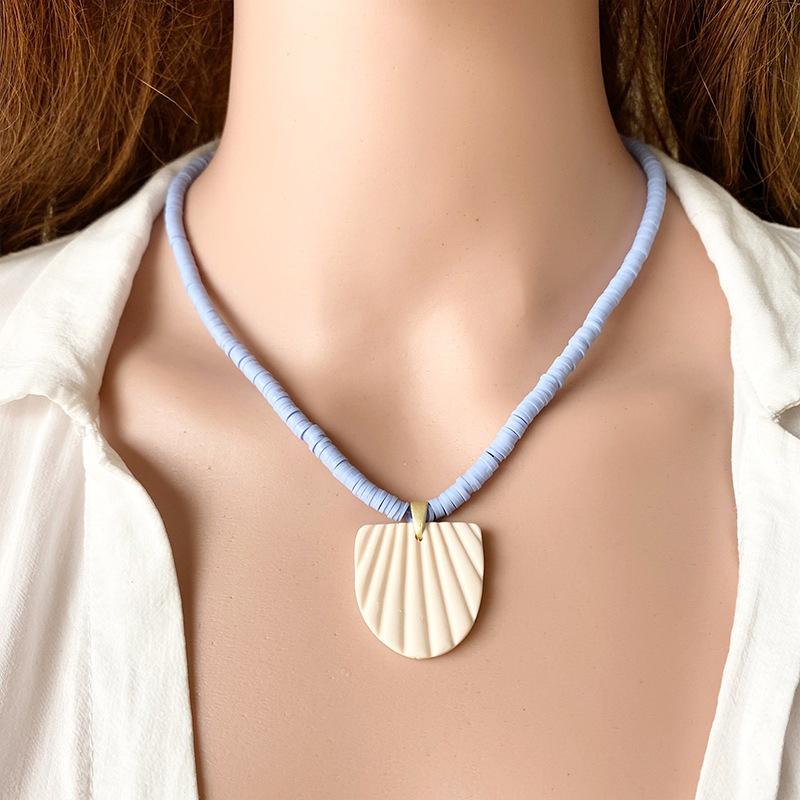 Shell Clay Necklace