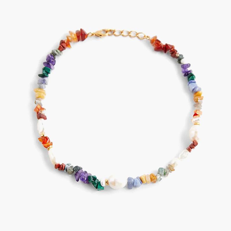 Pearl Colorful Handmade Necklace