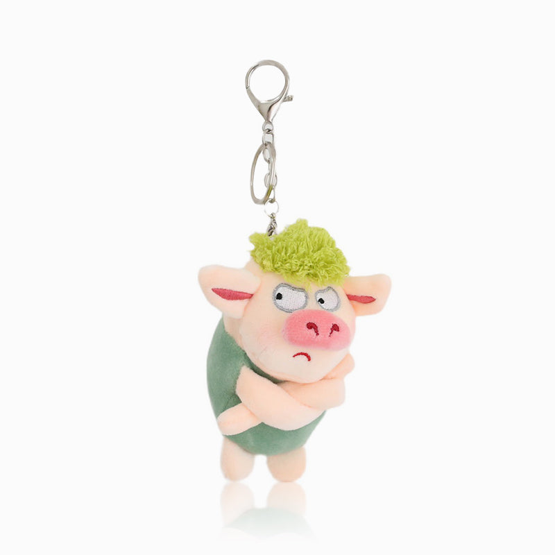 Angry Piggy Keychain