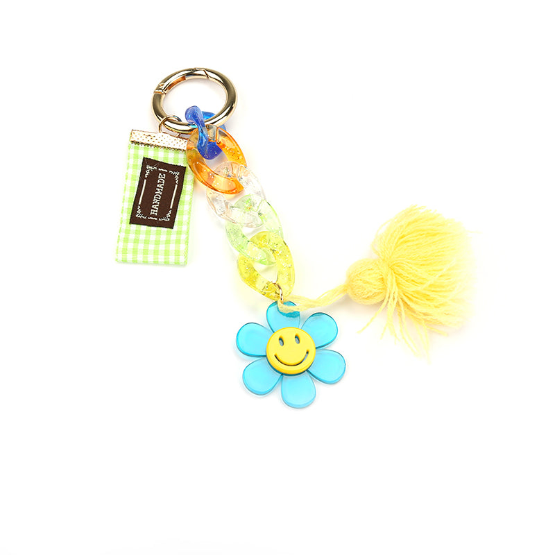 Sunflower Tassel Keychain