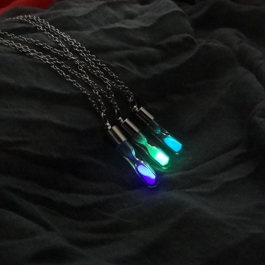 Luminous Drift Bottle Necklace