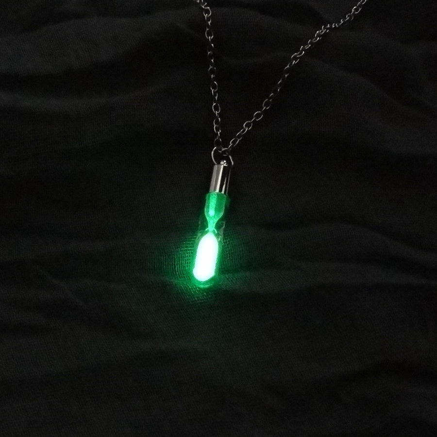 Luminous Drift Bottle Necklace