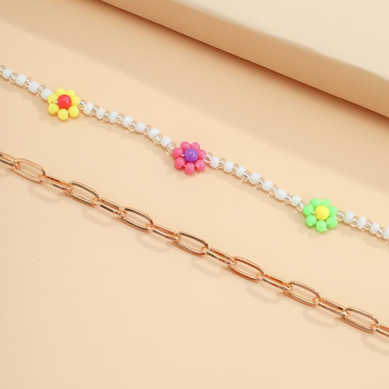 Daisy Holiday Double Layer Necklace