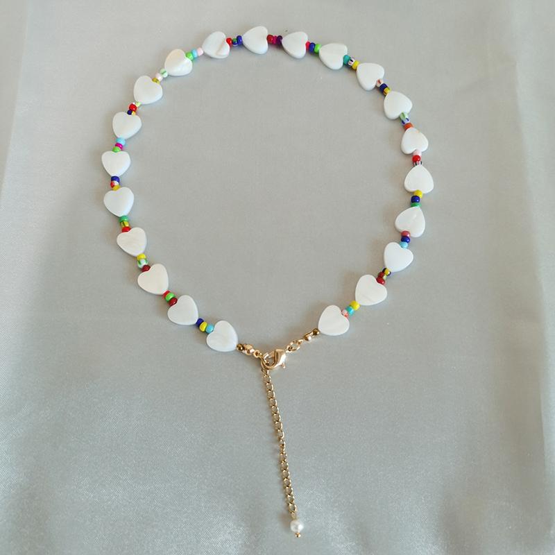 White Valentine Necklace