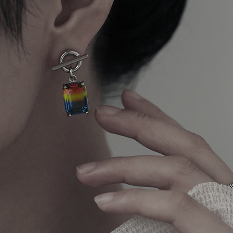 Design Color Tourmaline Earrings