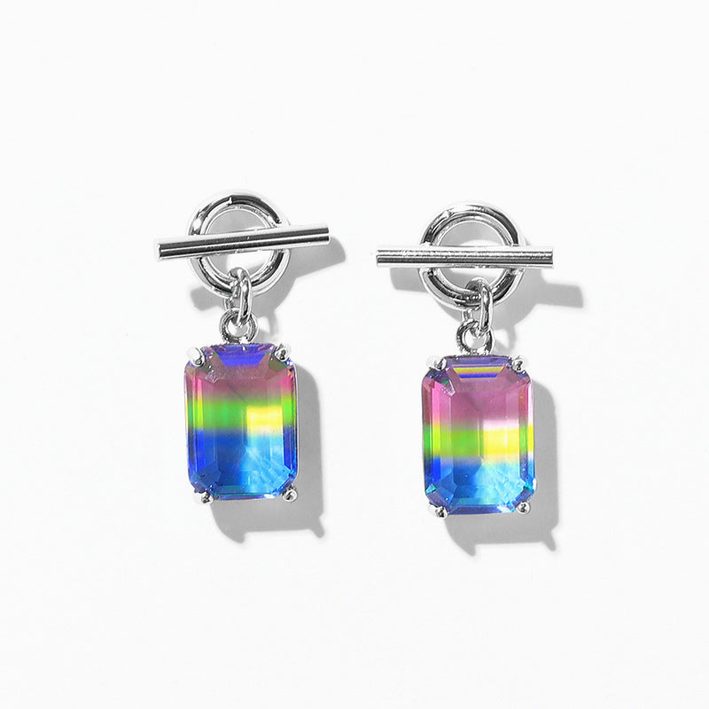 Design Color Tourmaline Earrings