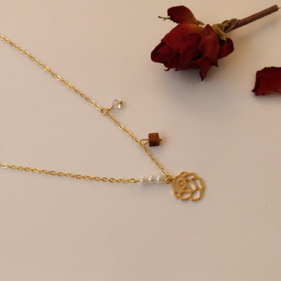 Sicilian Rose Necklace