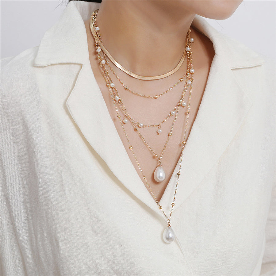 Pearl Stacking Necklace