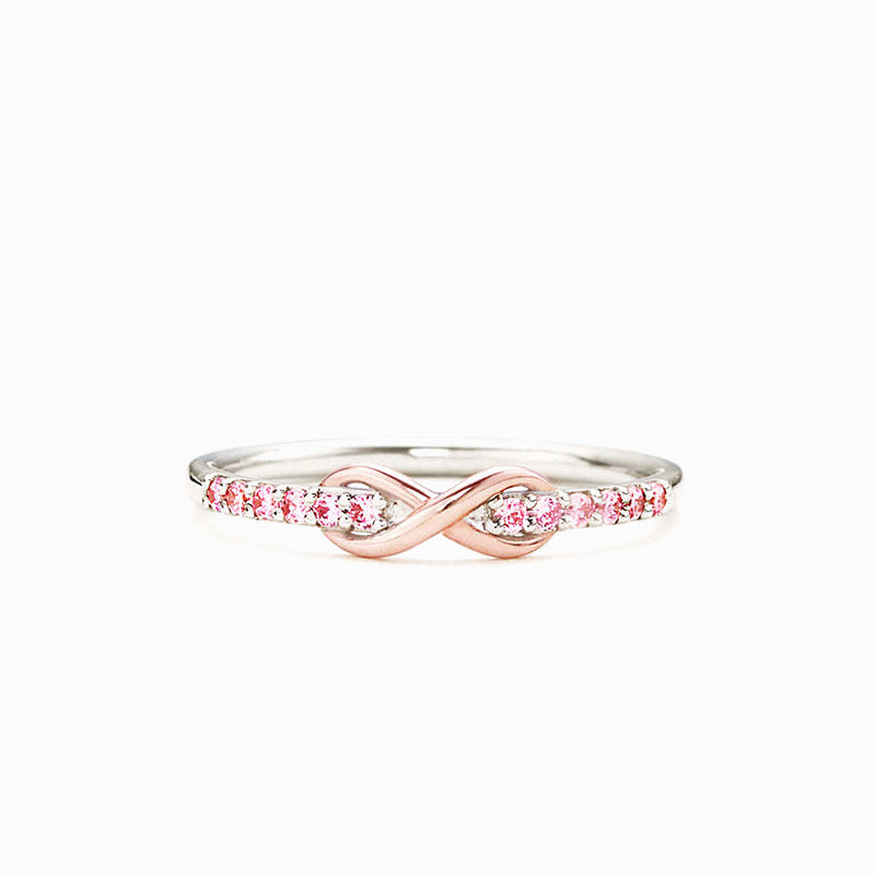 Pink Lucky Love Symbol Ring