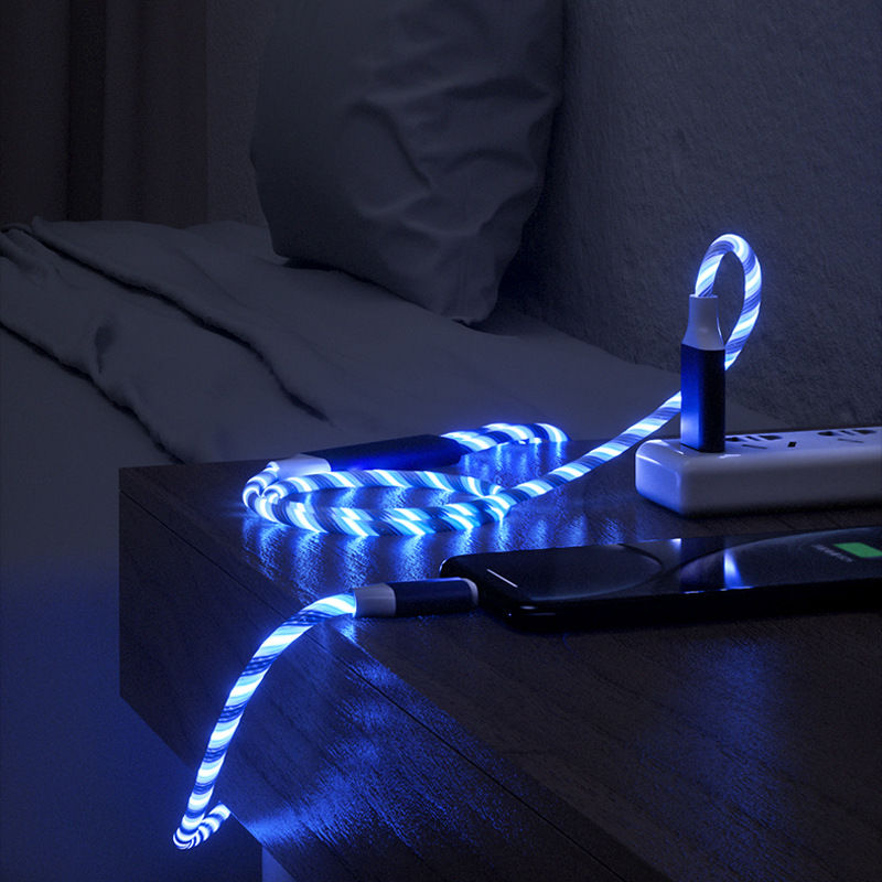 3 In 1 Glowing Charging Cable