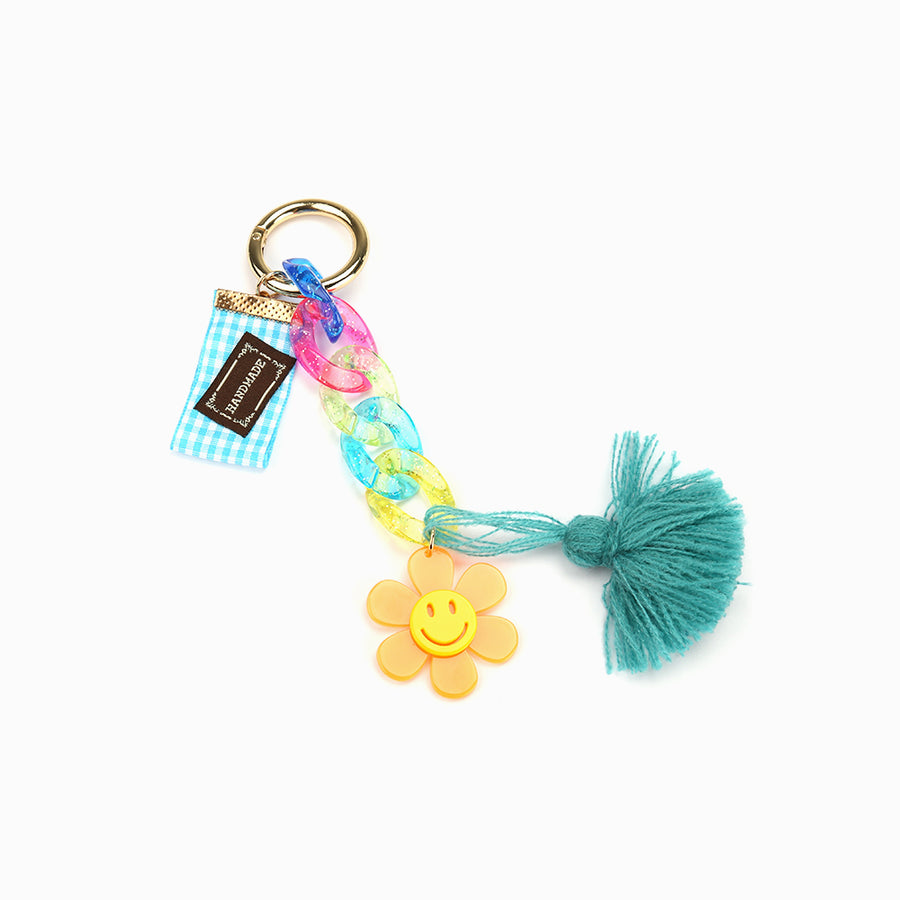 Sunflower Tassel Keychain