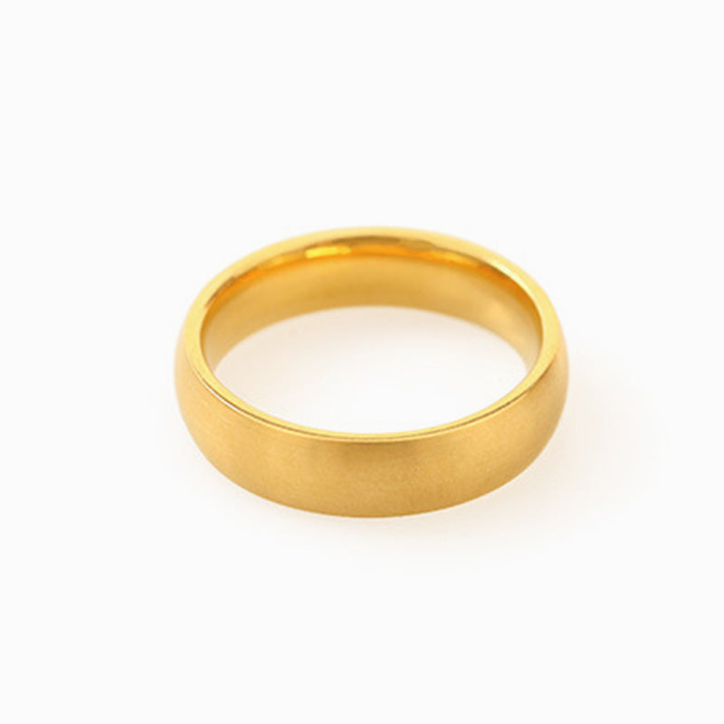 X Minimalist gold ring