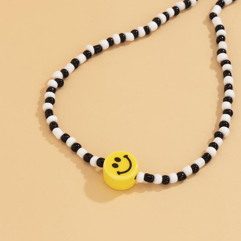 Simple Smile Beaded Necklace