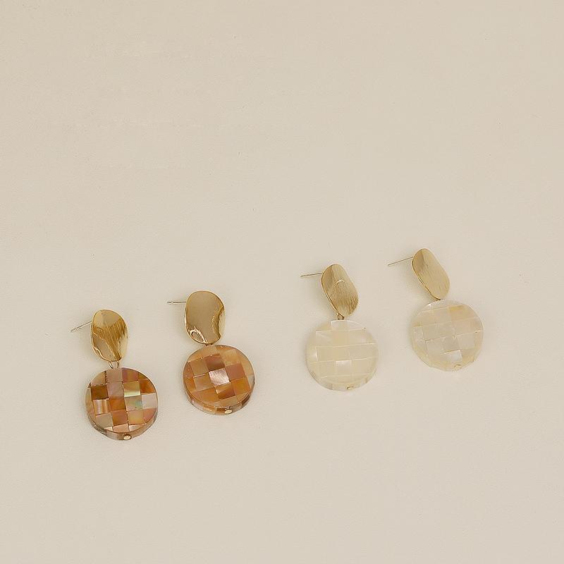 Round Mosaic Earrings