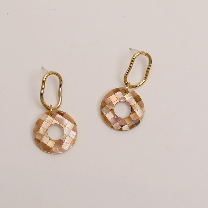 Simple Mosaic Earrings