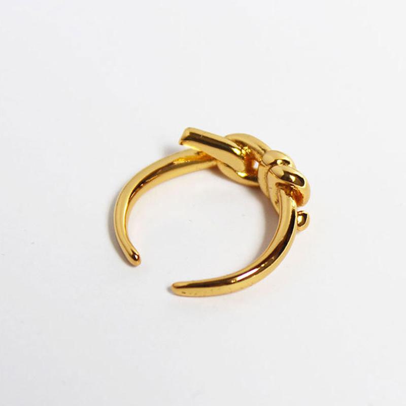 Knot Gold Open Ring
