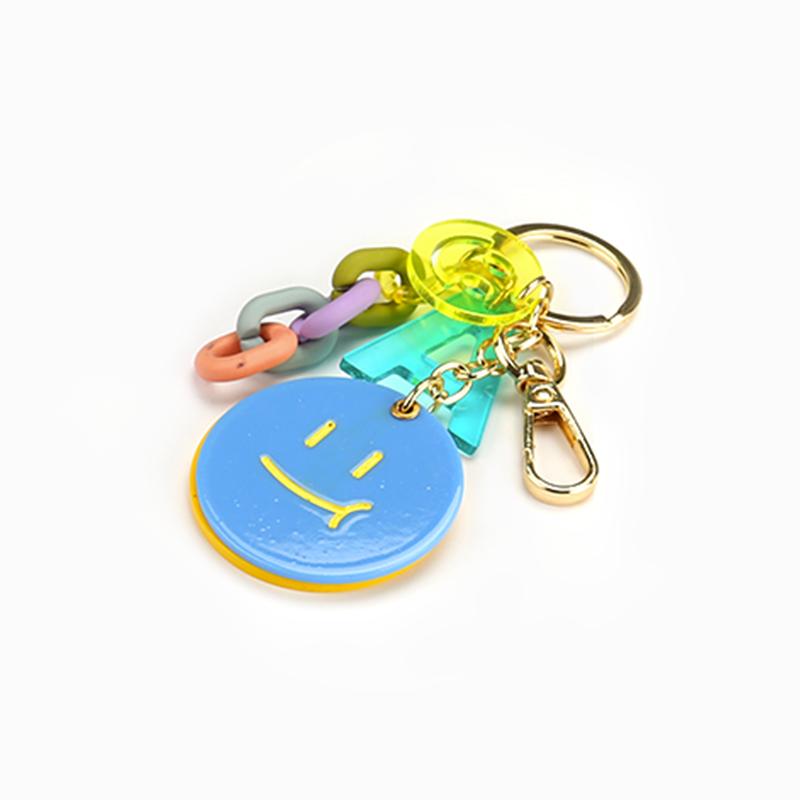 Emoji Mirror Keychain