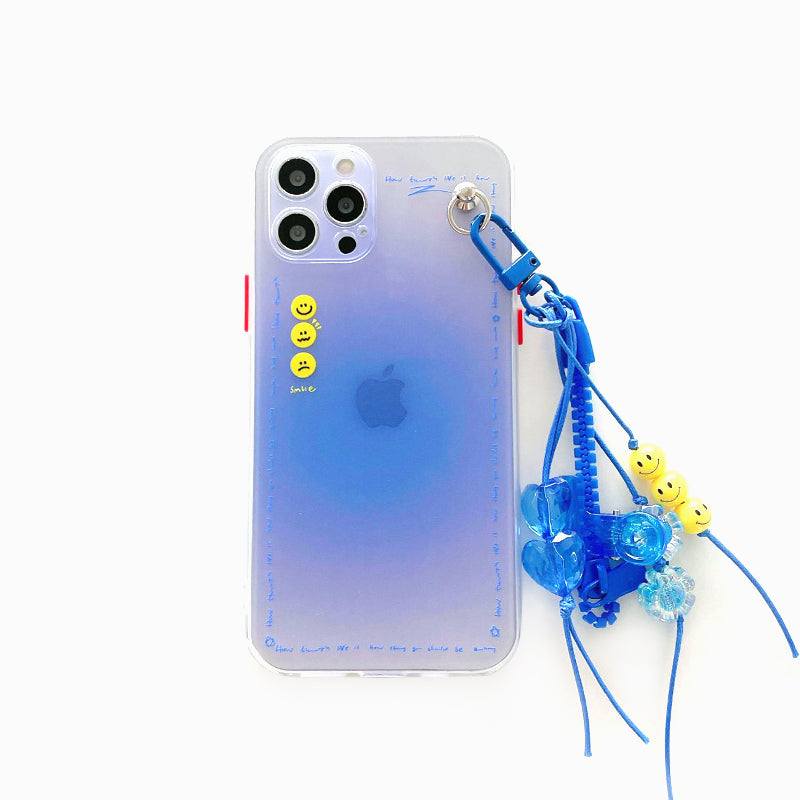 Blue Gradient Pendant Phone Case