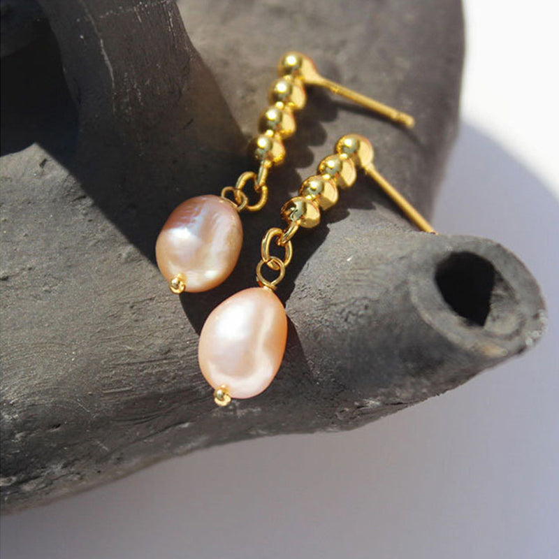Gentle Love Pearl Earrings