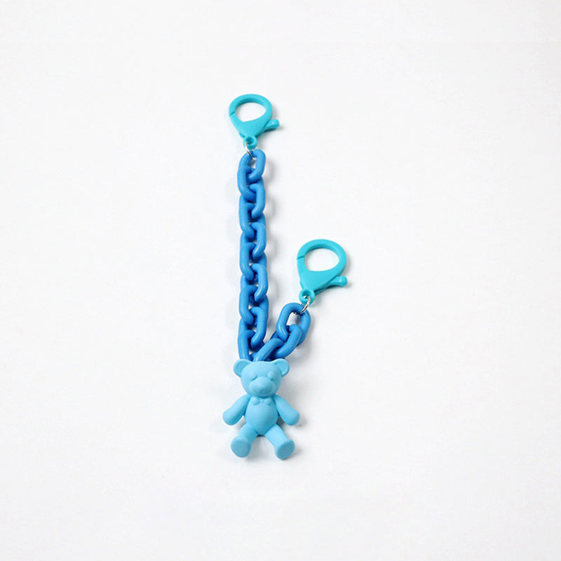 Candy Bear Keychain-Blue