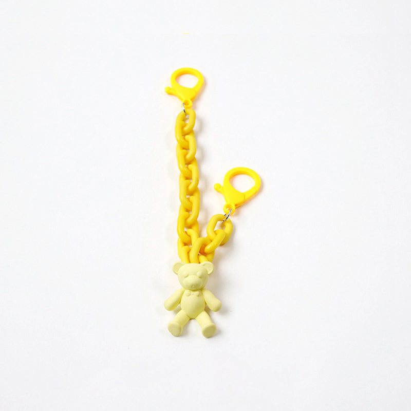 Candy Bear Keychain-Yellow