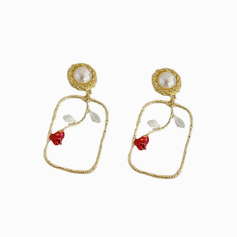 Rose Window Earrings