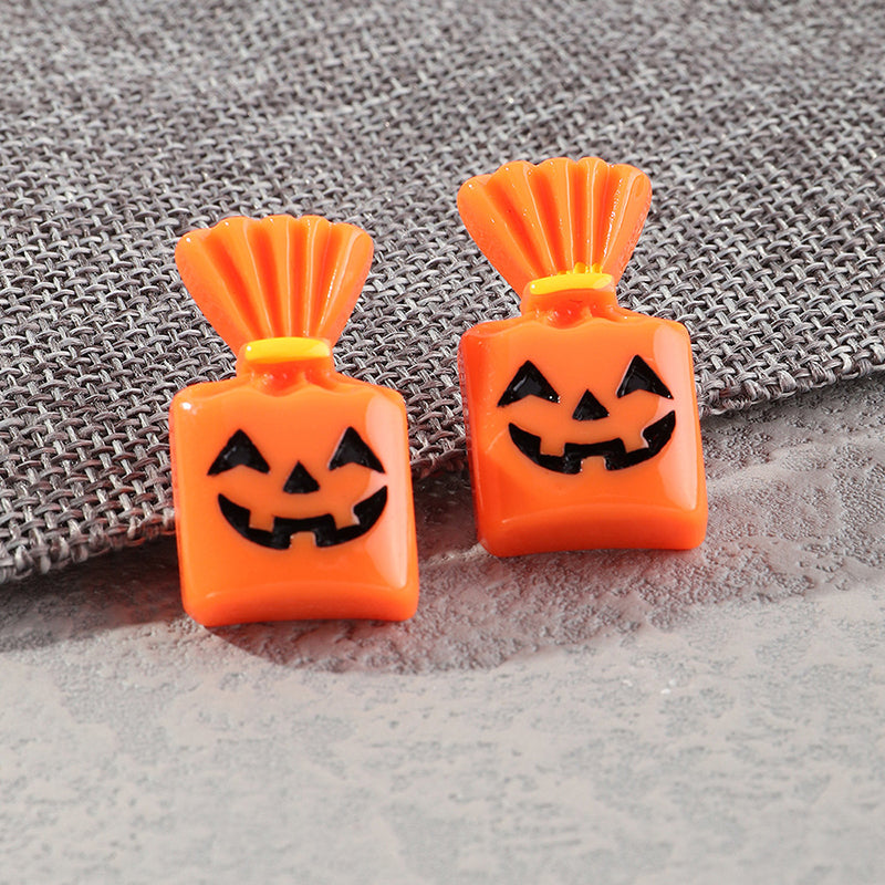 Pumpkin Candy Stud Earrings