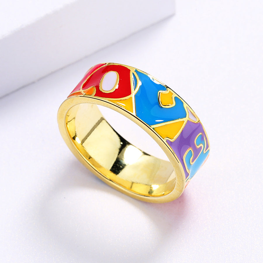 Colorful Love Ring