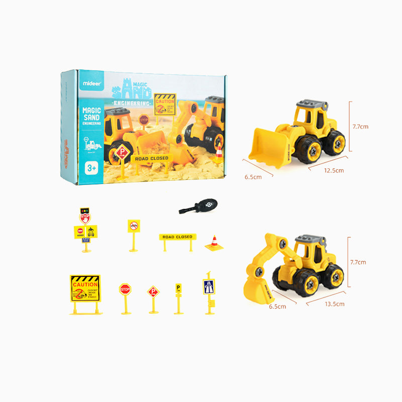 Sand Toy Engineering Accessories Set