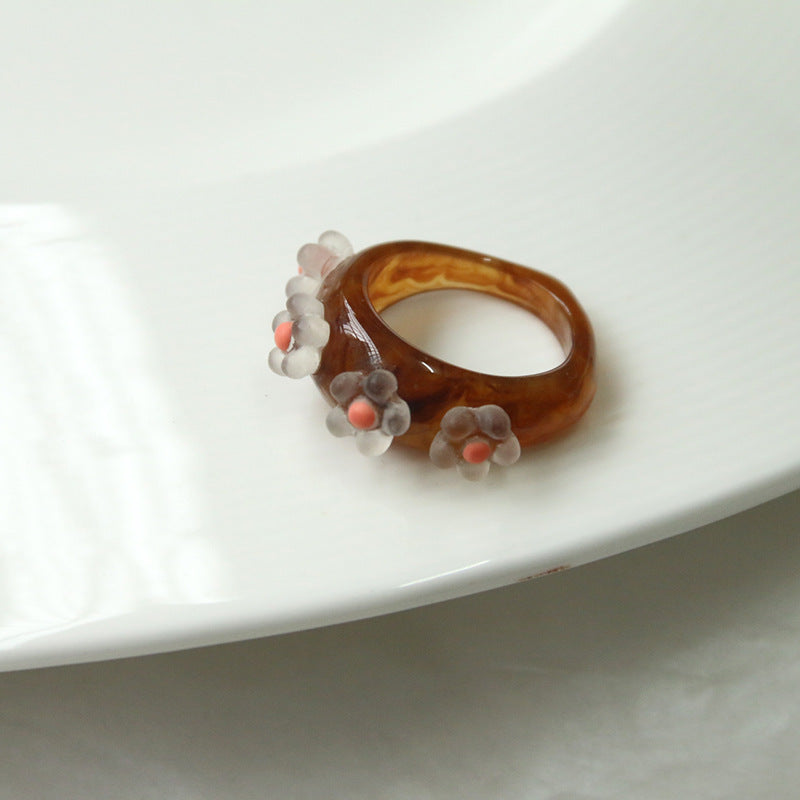 Colorful Sweet Irregular Ring