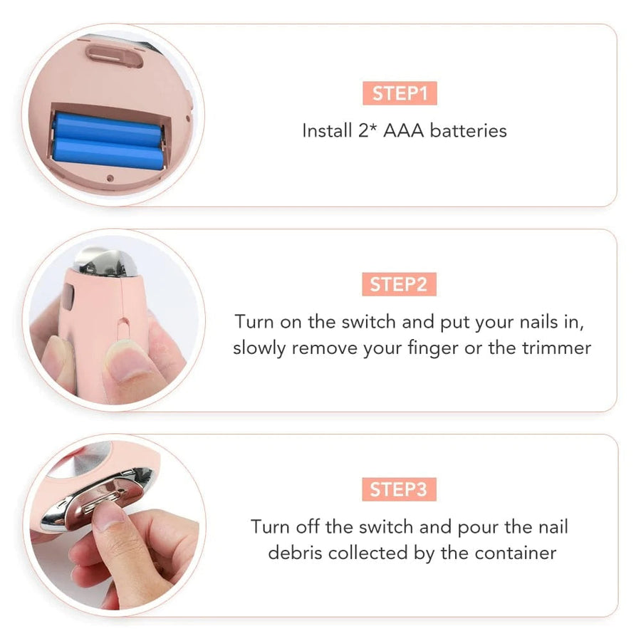 Portable Electric Automatic Nail Clippers