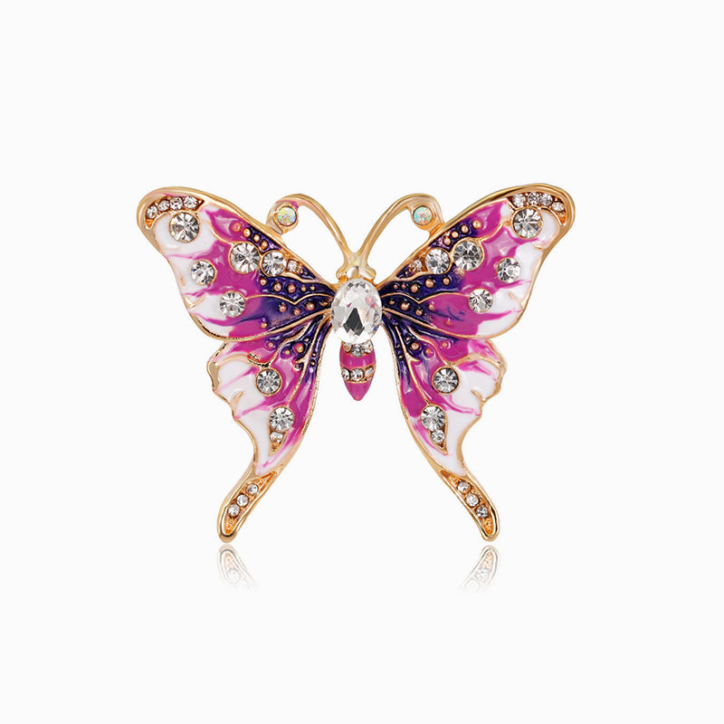 Butterfly Enamel Brooch