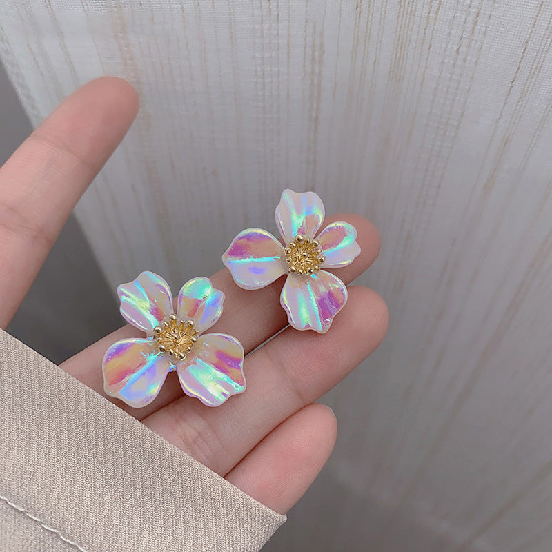 Laser Cute Flower Earrings