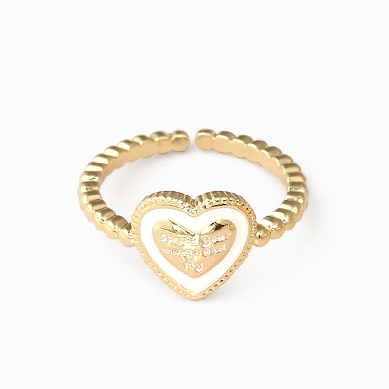 Girl's Love Heart Ring