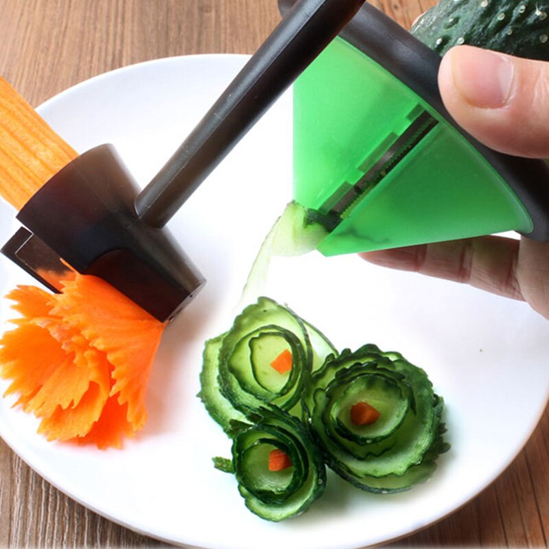 Vegetable Cutter Plastic Spiral Slicers Peeler